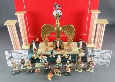 Asterix - Pixi Metal Figures - The Room of Cleopatra Throne ref 2321 & 2322