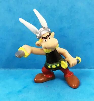 ANCIENNE FIGURINE PVC PLASTIQUE ASTERIX ET OBELIX * ABRARACOURCIX