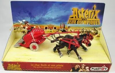 Uderzo - Atlas : figurine Astérix hors-série Le char de Goudurix. , Vente aux enchères : Livres - Manuscrits - Autographes - Bandes dessinées