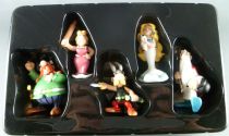 Asterix - Plastoy - Figurine PVC Coffret de 5 - Asterix glaive à la main Abraracourcix Panoramix Bonnemine Falbala