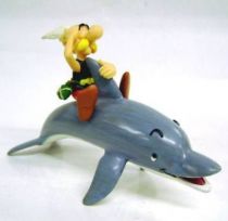 Asterix - Plastoy - PVC Figure - Asterix on a Dolphin