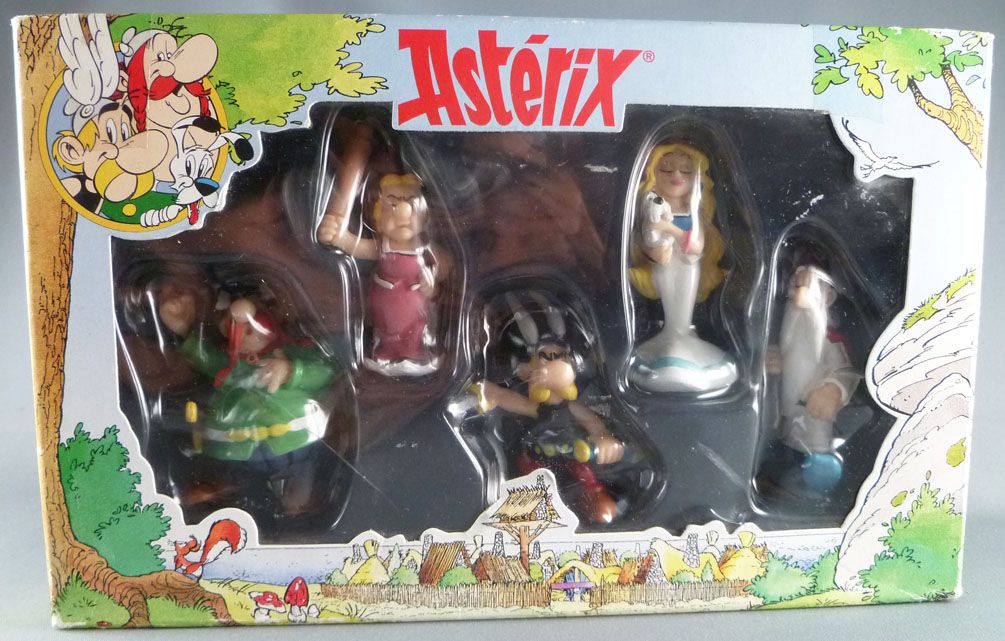 Mini Figurine Asterix & Obelix Bridelix Plastoy Fulliautomatix 4 CM New Packed 