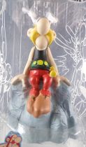 Asterix - Plastoy Plastic Money Bank - Asterix Sitting on a Rock Mint in Box