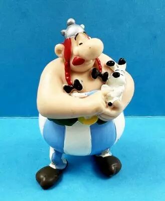Asterix - Plastoy PVC Figure - Obelix with Idefix