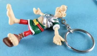 Asterix - Plastoy PVC Figure Key Chain - Roman Legionnaire \ slapped\ 