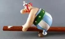  Asterix - Plastoy PVC Mini Figure Oberthur Pencil - 2 x Graphite Pencil with Asterix & Obelix