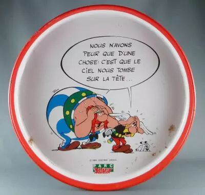 Asterix - Plateau Rond Parc Asterix 1989 - Nous n\'avons peur que d\'une chose...