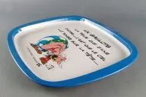 Asterix - Plateau Vide-Poche Eixa 1989 - Un Gaulois n\'a peur que d\'une chose...