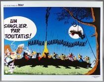 Asterix - Porfolio Les Fous Rire d\'Ast&eacute;rix 8 Planches Couleurs - Hachette Albert Ren&eacute; 2010