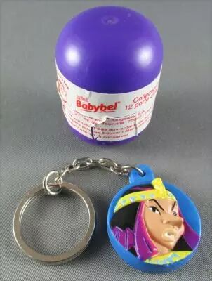 Asterix - Porte cl�s Portrait Relief - Mini Babybel 2002 - Cl�opatre Neuf Boite Oeuf
