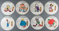 Asterix - Portraits Vache qui rit Series 3 The Chieftain\'s Shield - Complete Set 8 Pieces