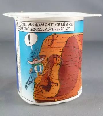 Asterix - Pot de Yoghourt Danone Kid Calcium - Asterix et Cl�opatre 1B