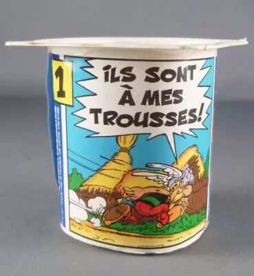 Asterix - Pot de Yoghourt Danone Kid Lait Entier - L\'Anniversaire N�1