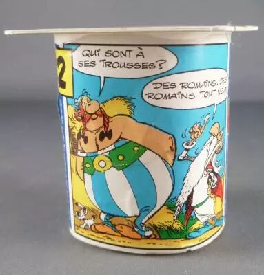 Asterix - Pot de Yoghourt Danone Kid Lait Entier - L\'Anniversaire N�2