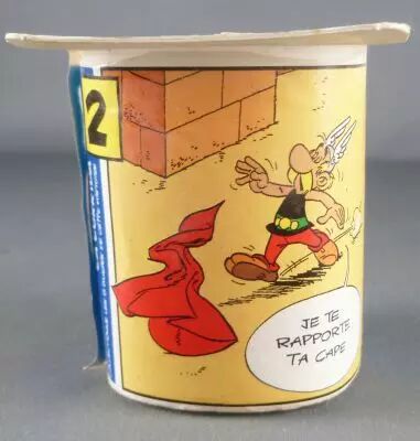 Asterix - Pot de Yoghourt Danone Kid Lait Entier - La Corrida N�2