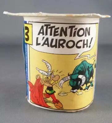 Asterix - Pot de Yoghourt Danone Kid Lait Entier - La Corrida N�3