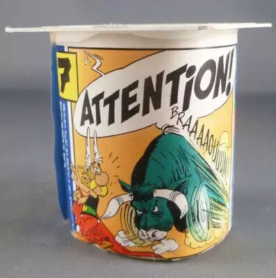 Asterix - Pot de Yoghourt Danone Kid Lait Entier - La Corrida N�5