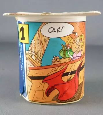 Asterix - Pot de Yoghourts Danone Kid Lait Entier - La Corrida N�1