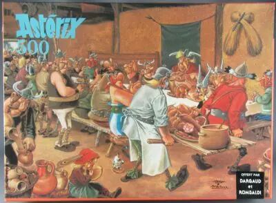 Asterix - Puzzle 500 pi�ces Dargaud Rombaldi Asterix le repas de noces