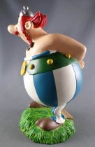  Asterix - Resin Figure 16,5cm - Obelix Hands on Back - Parc Asterix 2004