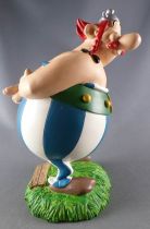  Asterix - Resin Figure 16,5cm - Obelix Hands on Back - Parc Asterix 2004