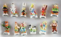 Asterix - Série Complète 12 Fèves Porcelaine + Couronne + PLV Présentoir