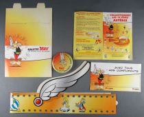 Asterix - Série Complète 12 Fèves Porcelaine + Décor + Couronne + Doc + Badge