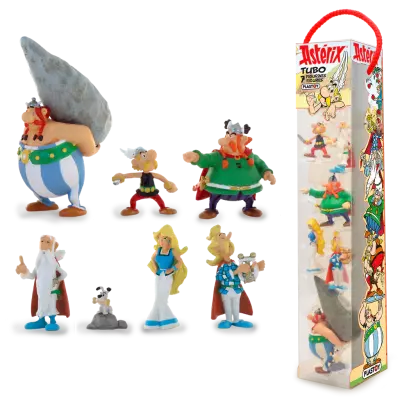 Asterix - Set de 7 Figurines PVC Plastoy \ Tubo\  - Le village d\'Asterix