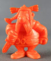 Asterix - Uni Lever (Malabar/Motta) 1974-84 - Figurine Monochrome - Abraracourcix (Orange)