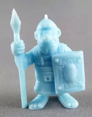 Asterix - Uni Lever (Malabar/Motta) 1974-84 - Figurine Monochrome - L�gionnaire \'\'gros\'\' avec Pilum (Bleu)