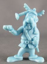 Asterix - Uni Lever (Malabar/Motta) 1974-84 - Figurine Monochrome - Porteur de Gauche (Bleu Clair)
