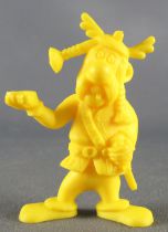 Asterix - Uni Lever (Malabar/Motta) 1974-84 - Figurine Monochrome - Porteur de Gauche (Jaune)