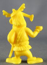 Asterix - Uni Lever (Malabar/Motta) 1974-84 - Figurine Monochrome - Porteur de Gauche (Jaune)