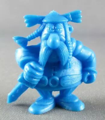Asterix - Uni Lever (Malabar/Motta) 1980-84 - Figurine Monochrome - Abraracourcix (Bleu)