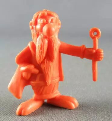 Asterix - Uni Lever (Malabar/Motta) 1980-84 - Figurine Monochrome - Panoramix (Orange)