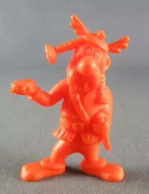 Asterix - Uni Lever (Malabar/Motta) 1980-84 - Figurine Monochrome - Porteur de Gauche (Orange)