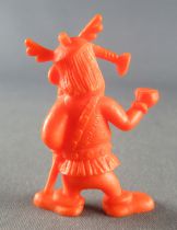 Asterix - Uni Lever (Malabar/Motta) 1980-84 - Figurine Monochrome - Porteur de Gauche (Orange)