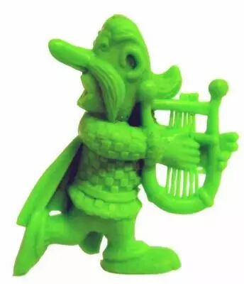 Asterix - Uni Lever (Malabar/Motta) 1980-84 - Monochromic Figure - Troubadix (Green)