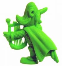 Asterix - Uni Lever (Malabar/Motta) 1980-84 - Monochromic Figure - Troubadix (Green)