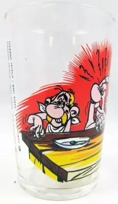 Asterix - Verre Amora 1968 - Ast�rix, Ob�lix et le maigre repas