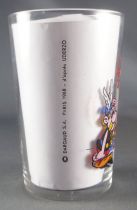 Asterix - Verre Amora Série avec © - Cléopatre brise un vase davant Astérix