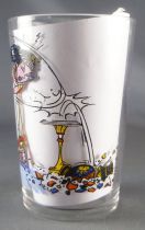 Asterix - Verre Amora Série avec © - Cléopatre brise un vase davant Astérix