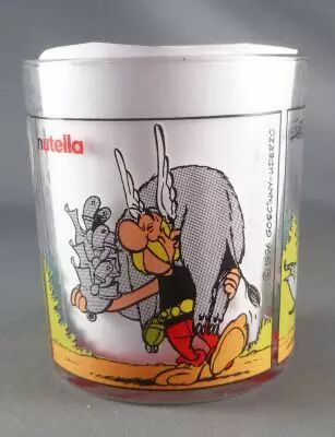 Asterix - Verre Nutella 1996  - Ast�rix � la chasse aux sangliers