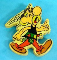Asterix - Wooden brooch - Asterix