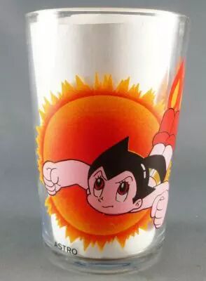 Astro - Verre � moutarde Amora (Astro volant/Astro & Uranie � dos de dauphin)