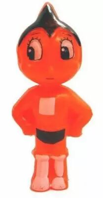 Astro Boy - 3\'\'3/4 Candy container (orange)
