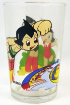 Astro Boy - Amora Mustard glass (Astro Boy & Urania / Astro Boy with UFO)