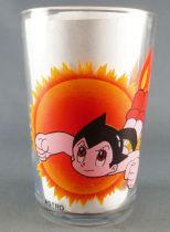 Astro Boy - Amora Mustard glass (Astro Boy & Urania on dolphin/flying Astro Boy)