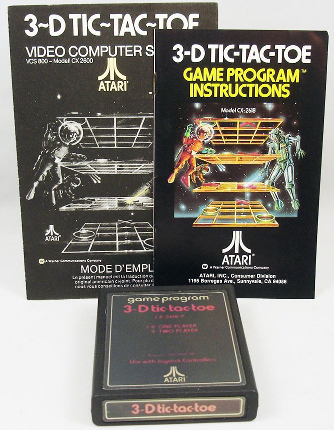 3-D Tic-Tac-Toe, Atari Jogos online