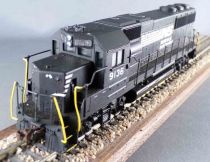 Athearn 4657 Ho Usa NS Norfolk Southern Diesel Loco GP38-2 # 9136 Unpowered Dummy VG Boxed